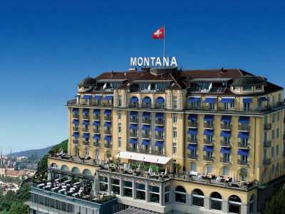 exterior view - hotel art deco montana - lucerne, switzerland