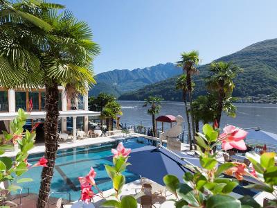 outdoor pool - hotel swiss diamond - lugano, switzerland