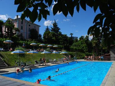 outdoor pool - hotel continental parkhotel - lugano, switzerland