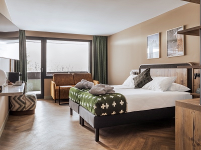 bedroom 3 - hotel faern crans-montana valaisia - crans-montana, switzerland