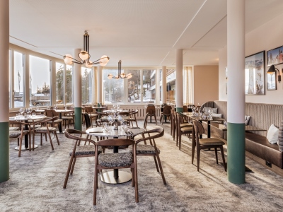 restaurant - hotel faern crans-montana valaisia - crans-montana, switzerland