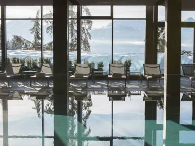 indoor pool - hotel crans ambassador - crans-montana, switzerland
