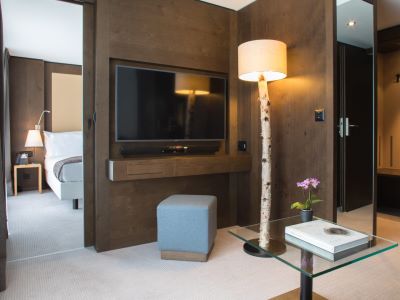 bedroom 3 - hotel crans ambassador - crans-montana, switzerland