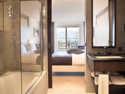 bedroom 4 - hotel crans ambassador - crans-montana, switzerland