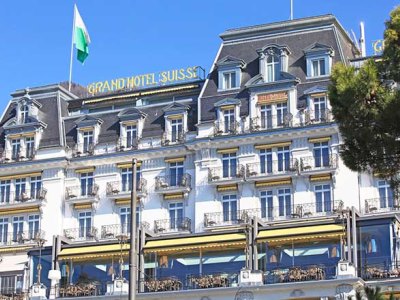 exterior view - hotel grand hotel suisse majestic - montreux, switzerland