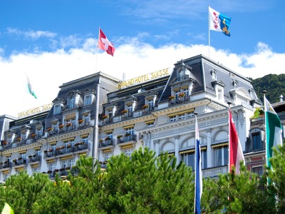 exterior view 1 - hotel grand hotel suisse majestic - montreux, switzerland