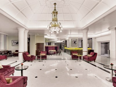 lobby - hotel grand hotel suisse majestic - montreux, switzerland