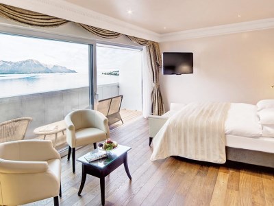 bedroom - hotel grand hotel suisse majestic - montreux, switzerland