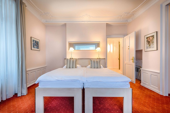 standard bedroom 1 - hotel villa toscane - montreux, switzerland