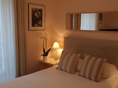 standard bedroom - hotel villa toscane - montreux, switzerland