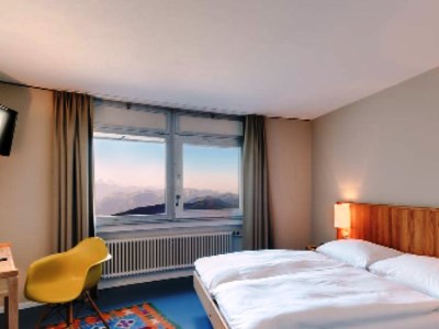 bedroom - hotel bellevue - pilatus kulm, switzerland