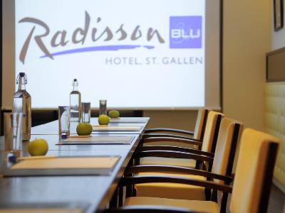 conference room - hotel radisson blu - st gallen, switzerland