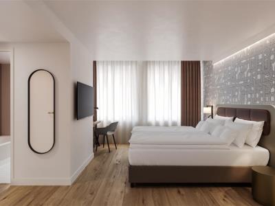bedroom - hotel walhalla - st gallen, switzerland