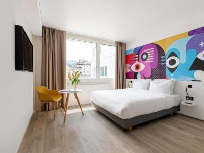 bedroom - hotel b and b hotel st gallen - st gallen, switzerland