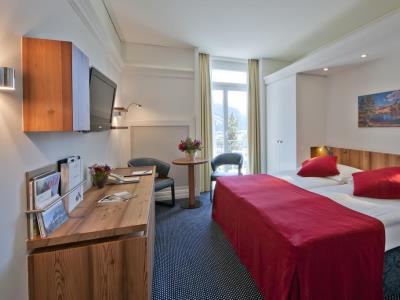 bedroom - hotel schweizerhof - st moritz, switzerland