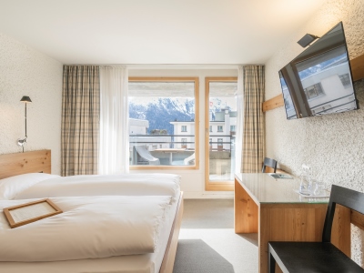 bedroom 4 - hotel hauser - st moritz, switzerland