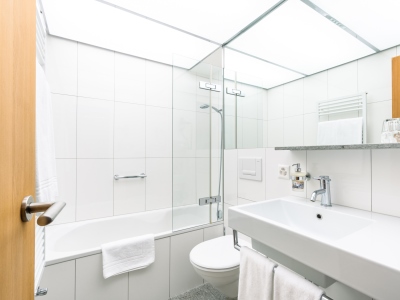 bathroom - hotel hauser - st moritz, switzerland