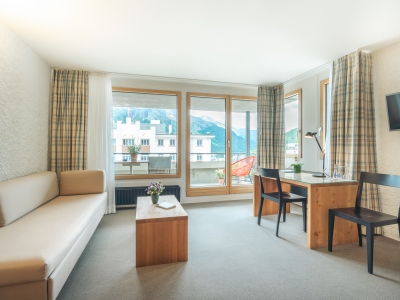 bedroom 9 - hotel hauser - st moritz, switzerland