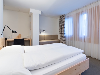 bedroom 13 - hotel hauser - st moritz, switzerland