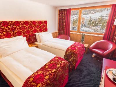bedroom - hotel san gian - st moritz, switzerland