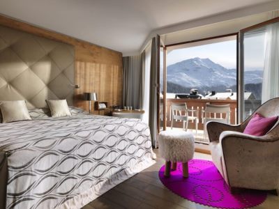 bedroom 1 - hotel giardino mountain - st moritz, switzerland