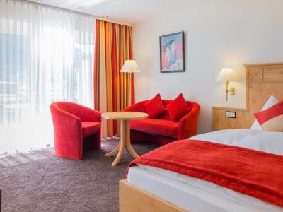 bedroom 1 - hotel modern rooms by taescherhof - tasch, switzerland