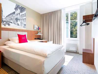 bedroom - hotel wartmann am bahnhof - winterthur, switzerland