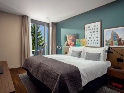 bedroom 3 - hotel acasa suites - zurich, switzerland