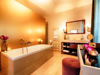 bathroom - hotel alden suite hotel splugenschloss zurich - zurich, switzerland