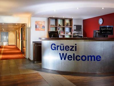 lobby - hotel apart-hotel zurich airport - zurich, switzerland