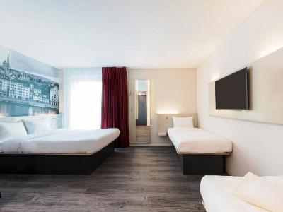 bedroom - hotel b and b hotel zurich airport rumlang - zurich, switzerland