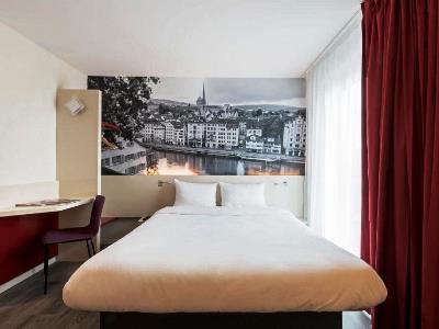 bedroom 3 - hotel b and b hotel zurich airport rumlang - zurich, switzerland