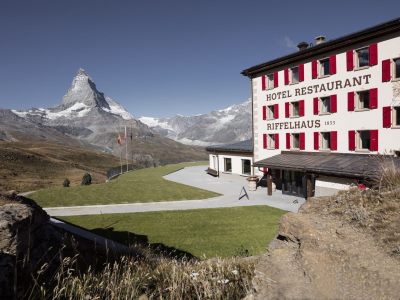 exterior view - hotel riffelhaus 1853 - zermatt, switzerland