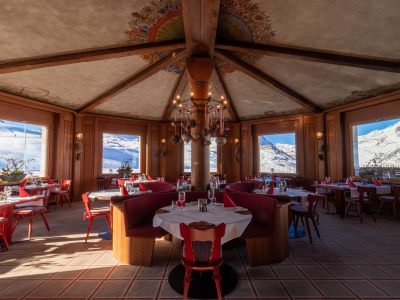 restaurant - hotel riffelhaus 1853 - zermatt, switzerland