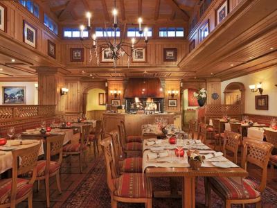 restaurant - hotel mont cervin palace - zermatt, switzerland