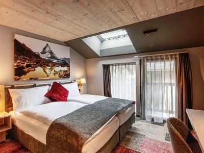 bedroom - hotel hotel and restaurant derby - zermatt, switzerland