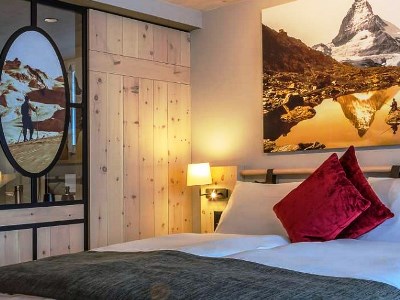 bedroom 1 - hotel hotel and restaurant derby - zermatt, switzerland