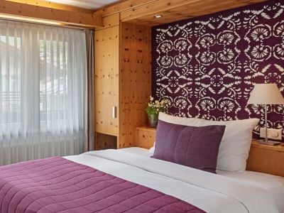 bedroom 6 - hotel le mirabeau hotel and spa - zermatt, switzerland