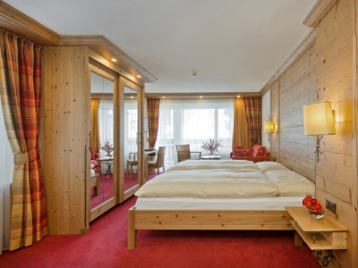 bedroom - hotel holiday - zermatt, switzerland