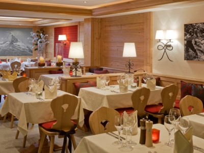 restaurant - hotel holiday - zermatt, switzerland