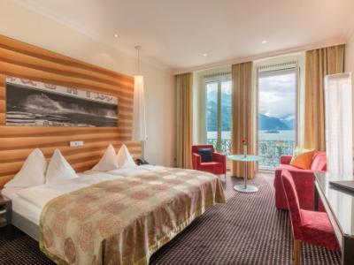 bedroom - hotel seehotel waldstaetterhof - brunnen, switzerland