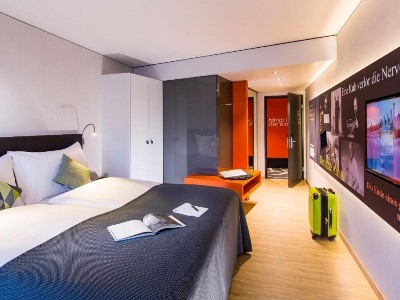 bedroom - hotel arte konferenzzentrum - olten, switzerland