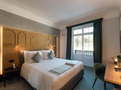bedroom - hotel villars palace - villars sur ollon, switzerland