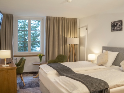 bedroom 3 - hotel de france by thermalhotels - leukerbad, switzerland