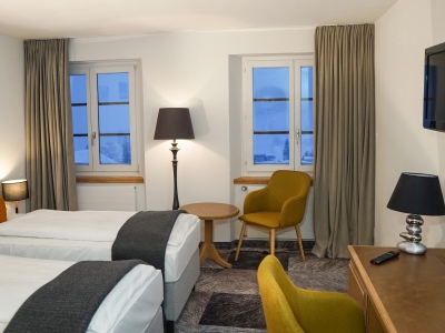 bedroom 6 - hotel de france by thermalhotels - leukerbad, switzerland