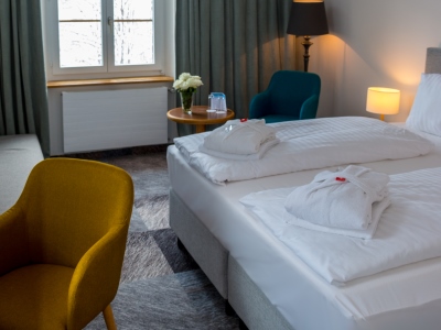 bedroom 16 - hotel de france by thermalhotels - leukerbad, switzerland