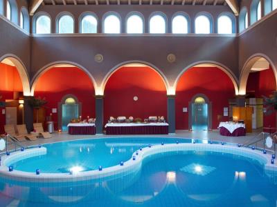 indoor pool - hotel thermalhotels n walliser alpentherme - leukerbad, switzerland