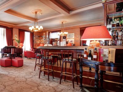 bar - hotel les sources des alpes - leukerbad, switzerland