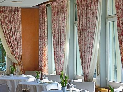restaurant - hotel les sources des alpes - leukerbad, switzerland