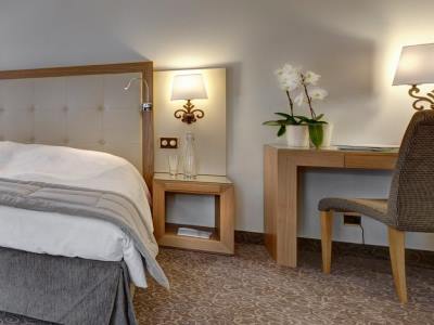 bedroom 1 - hotel les sources des alpes - leukerbad, switzerland